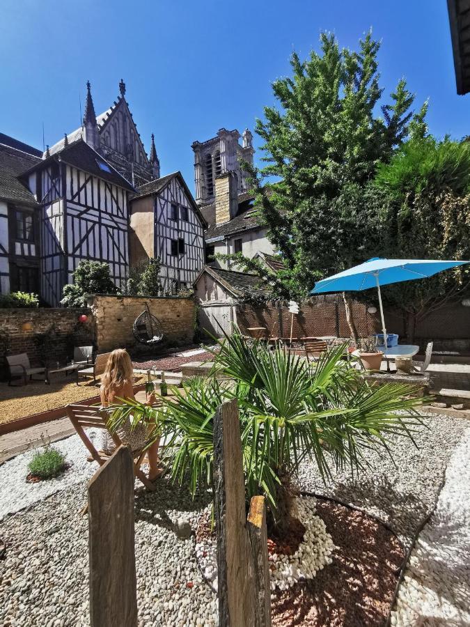 Les Cieux De La Cathedrale - Calme - Jardin - Wifi Apartment Troyes Ngoại thất bức ảnh